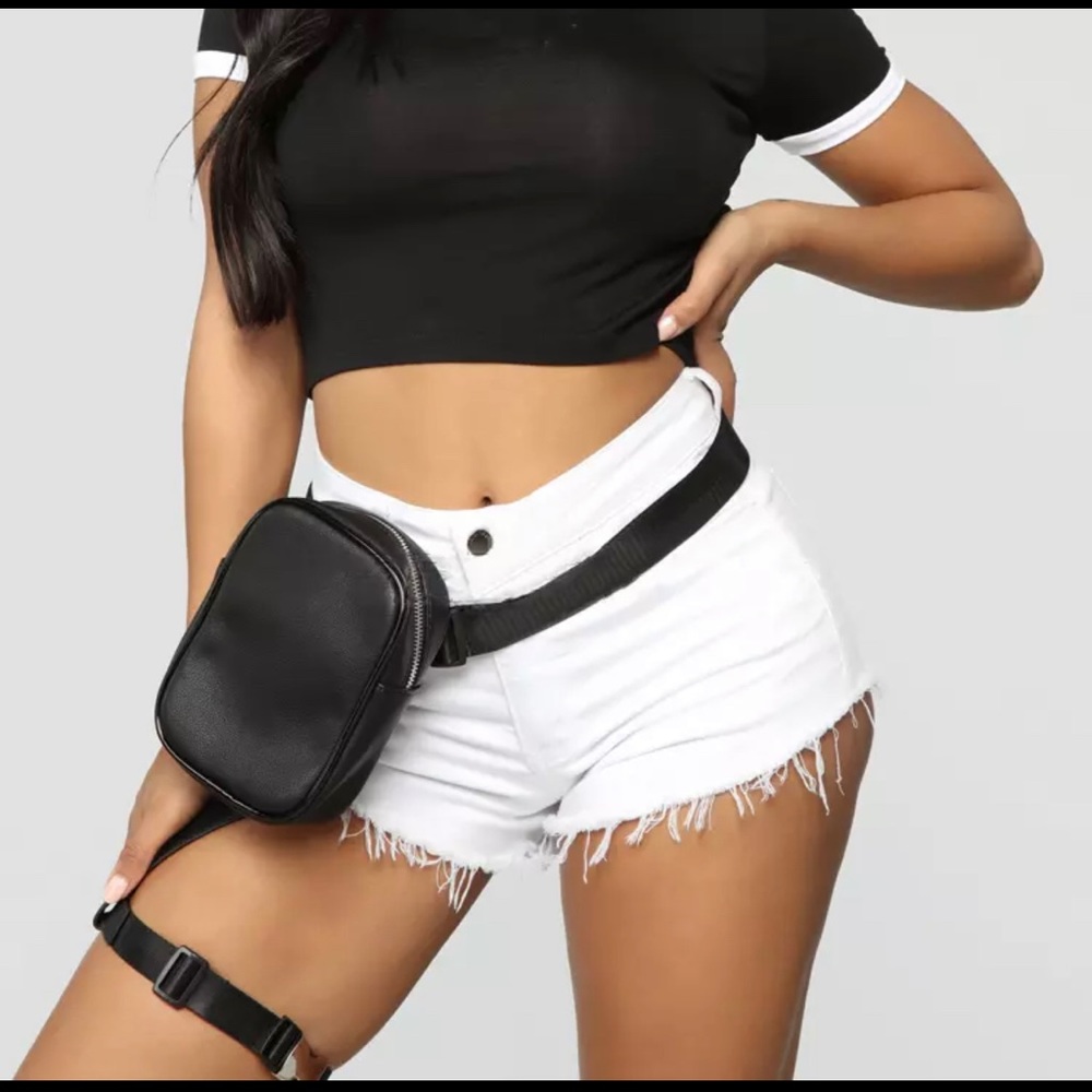Black Bag fanny pack leg holster S-LG